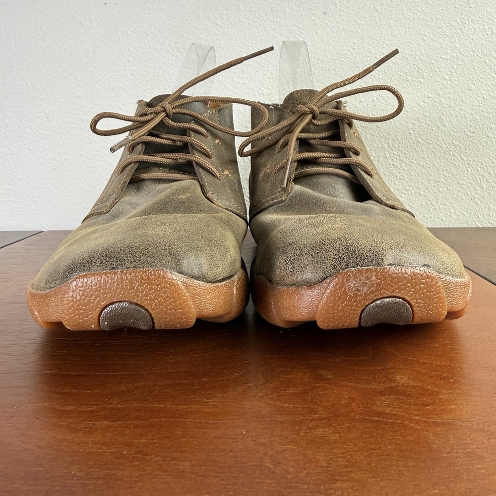 Twisted X Men's Chukka Driving Mocs MDM0011 Leather Men's 8.5 Brown Excellent - Picture 3 of 11